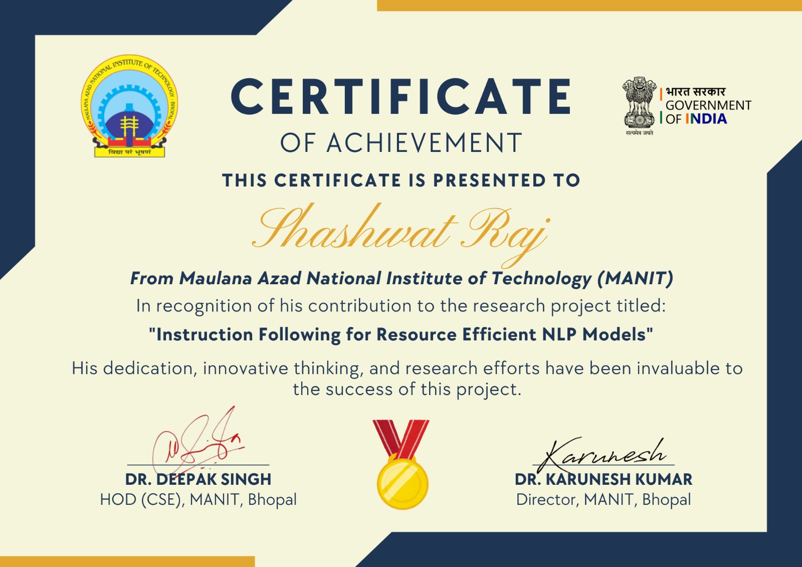 Certificate 1